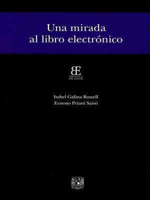 cover image of Una mirada al libro electrónico